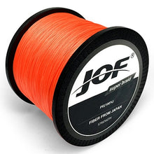 Load image into Gallery viewer, JOF 8 Strands 1000M 500M 300M PE Braided Fishing Line Japan Multicolour Saltwater Fishing Weave Superior Extreme Super Strong