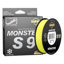 Load image into Gallery viewer, SeaKnight Monster S9 300M 500M PE Fishing Line 9 Strand Reverse Spiral Tech Multifilament Strong Carp Fishing Line 20-100LB