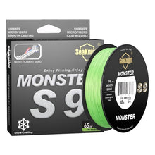 Load image into Gallery viewer, SeaKnight Monster S9 300M 500M PE Fishing Line 9 Strand Reverse Spiral Tech Multifilament Strong Carp Fishing Line 20-100LB