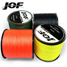 Load image into Gallery viewer, JOF 500M 300M 100M Multicolour PE Braided Wire 4 Strands Multifilament Japanese Fishing Line