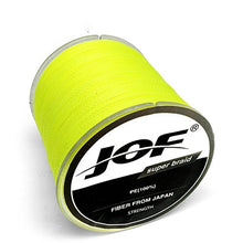 Load image into Gallery viewer, JOF 500M 300M 100M Multicolour PE Braided Wire 4 Strands Multifilament Japanese Fishing Line