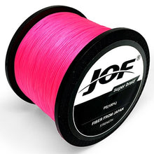 Load image into Gallery viewer, JOF 8 Strands 1000M 500M 300M PE Braided Fishing Line Japan Multicolour Saltwater Fishing Weave Superior Extreme Super Strong
