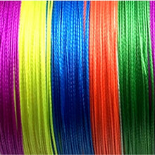 Load image into Gallery viewer, 8 Strands 1000M 500M 300M 100M Multicolor Braided Fishing Line Sea Saltwater Carp Fishing Weave Extreme 100% PE JOF
