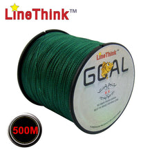Load image into Gallery viewer, 300M 500M Brand LineThink GOAL Japan Multifilament 100% PE Braided Fishing Line 8LB to 100LB 100M Free Shipping
