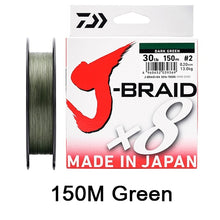 Load image into Gallery viewer, Daiwa Original 8 Braided Fishing Line Length 150M 300M 10-60lb PE Line Fishing Tackle Braided Line Made in Japan Pesca
