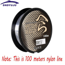 Load image into Gallery viewer, DNDYUJU 500M Nylon Fishing Line Japanese Durable Monofilament Rock Sea Fishing Line Thread Bulk Spool All Size 0.4 To 8.0
